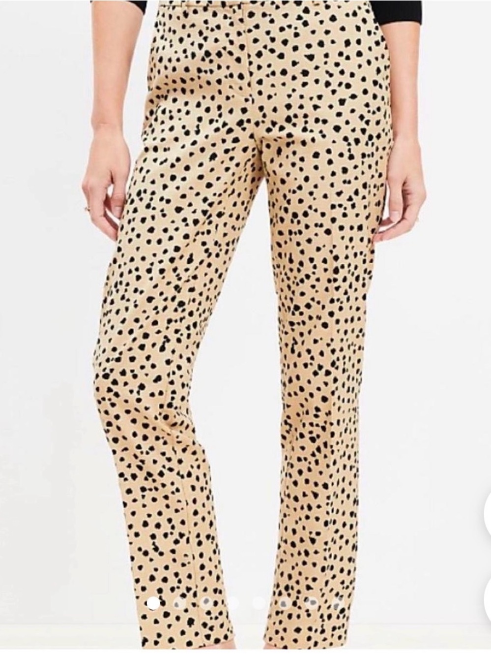LOFT Riviera Slim Mid Rise Straight Leg Pants
